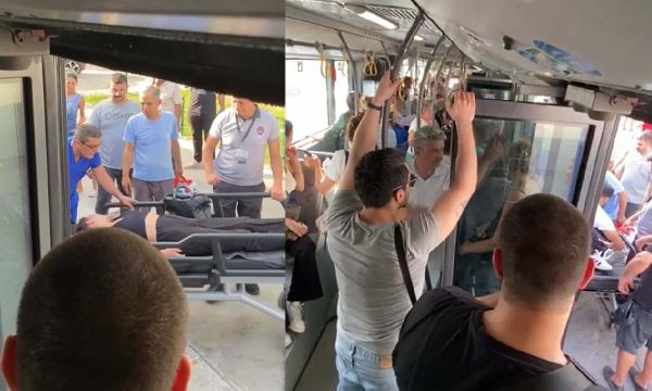 Rahatsızlanan yolcuyu otobüsle acile yetiştirdi!